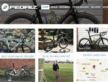 Tablet Screenshot of 2pedalz.com